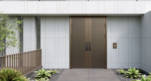 别墅超高入户门定制：3米门体的承重解决方案