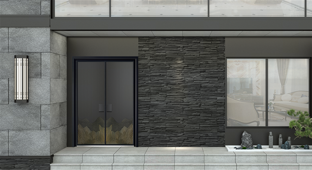 别墅双开门定制空间气场与安全性的平衡术 