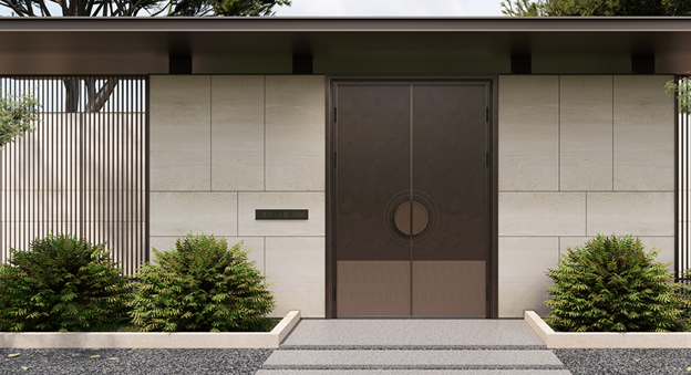 防盗入户门定制的材质选择与设计美学 